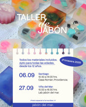 Cargar imagen en el visor de la galería, TALLER JABÓN DEL MAR
